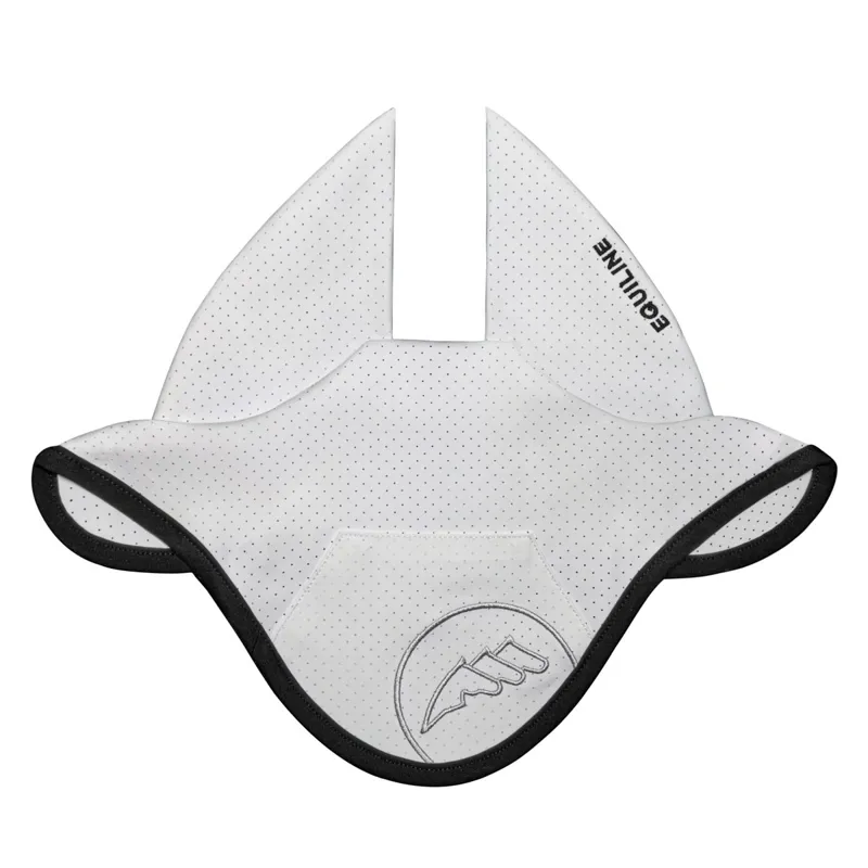 Equiline Enage Pony Fly Bonnet - White