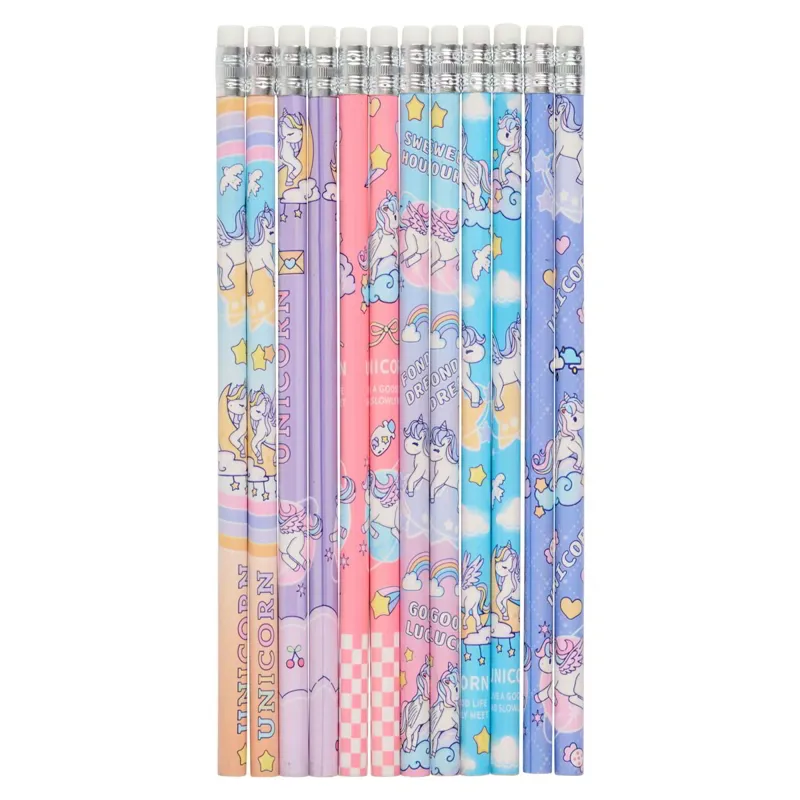 Equipage Unicorn 12-Piece Pencil Set