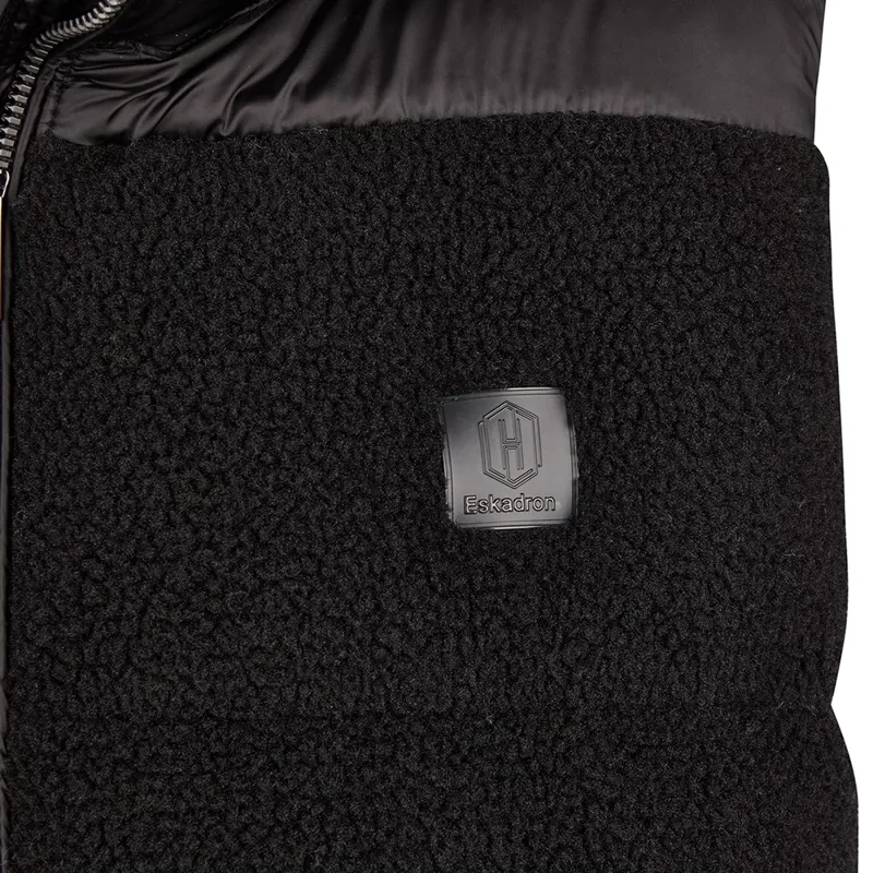 Eskadron Heritage Teddy Quilted Vest - Black-2