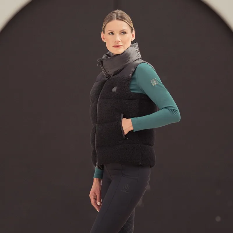Eskadron Heritage Teddy Quilted Vest - Black-3