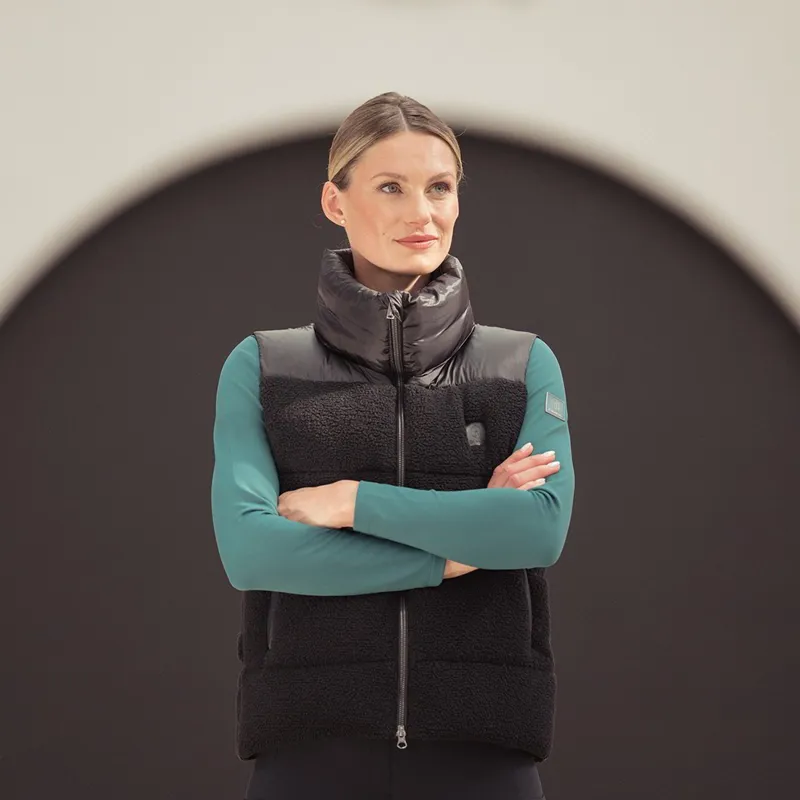 Eskadron Heritage Teddy Quilted Vest - Black-4