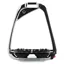 Flex-on Iron-S Ultra Grip Stirrups - Chrome/Black/Black/Black
