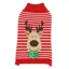 Happy Pet Christmas Dog Sweater - Reindeer Stripe