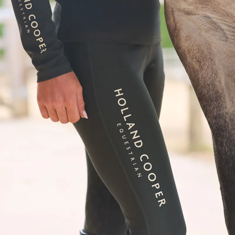 Holland Cooper Chiltern Legging Women's Riding Tights - Ivy Green-4