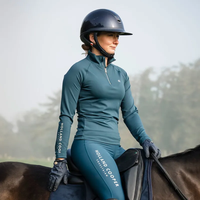 Holland Cooper Chiltern Womens Base Layer - Mineral Blue