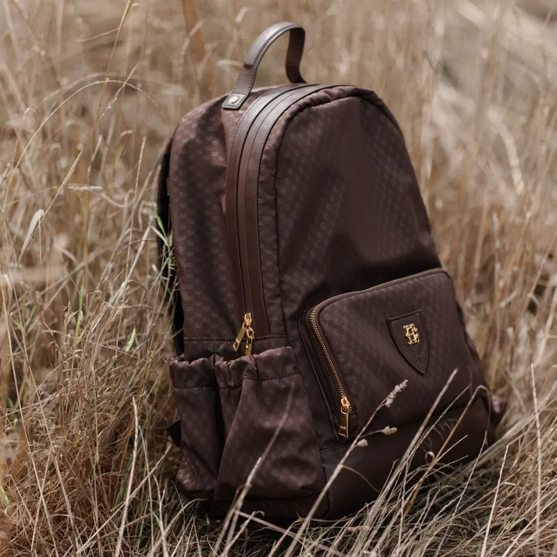 Holland Cooper Burghley Backpack - Walnut-2