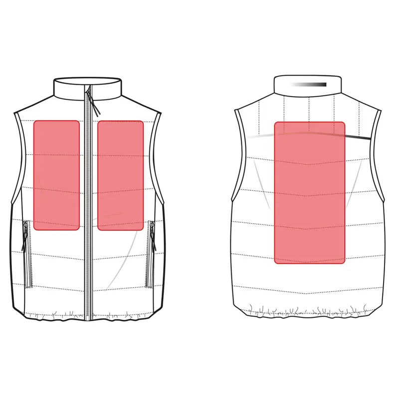 HKM Cuddle Junior Heated Vest - Black-2
