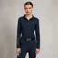 Holland Cooper Chiltern Long Sleeve Women's Polo Shirt - Ink Navy