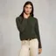 Holland Cooper Country Women's Quarter Zip Knit - Forest Marl