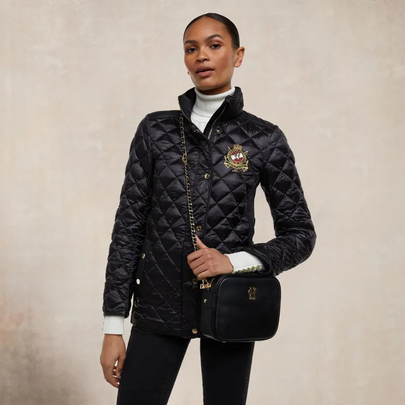 Holland Cooper Diamond Quilt Classic Women's Jacket - Black