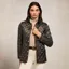 Holland Cooper Diamond Quilt Classic Women's Jacket - Khaki