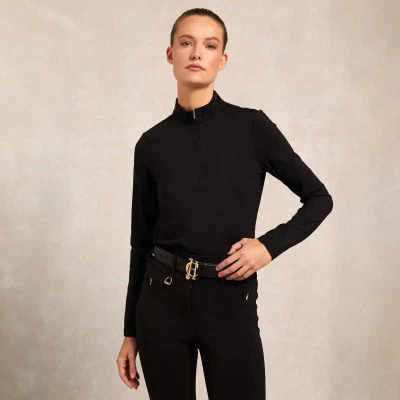 Holland Cooper Crystal Women's Base Layer - Black