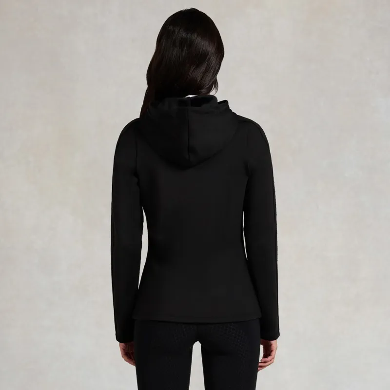 Holland Cooper Crystal Zip Women's Hoodie - Black-1