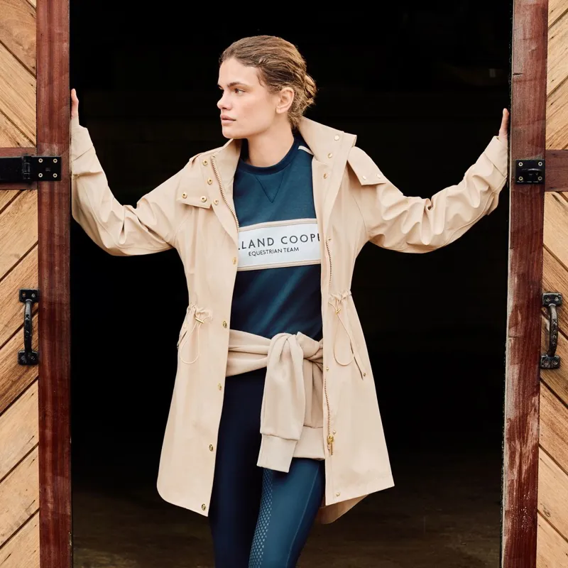 Holland Cooper Equestrian Womens Crew Sweatshirt - Ink Navy-2