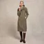 Holland Cooper Folgate Women's Long Waterproof Raincoat - Soft Khaki