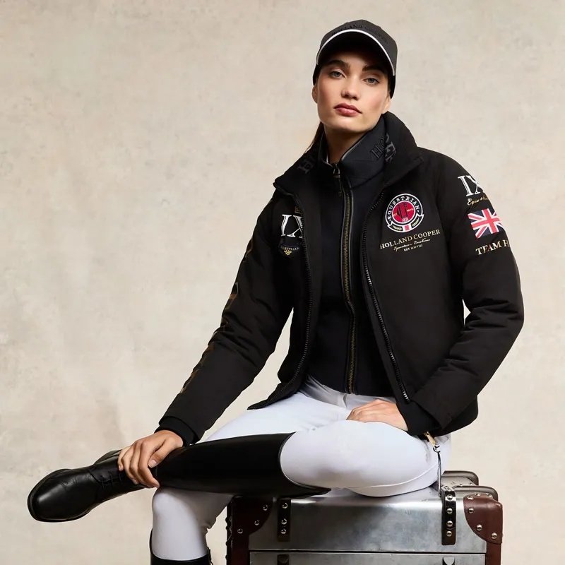 Holland Cooper Team HC Womens Jacket - Black-1