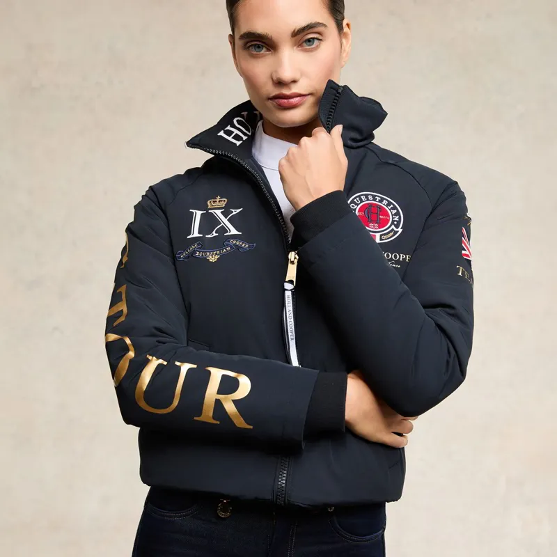 Holland Cooper Team HC Womens Jacket - Navy-3