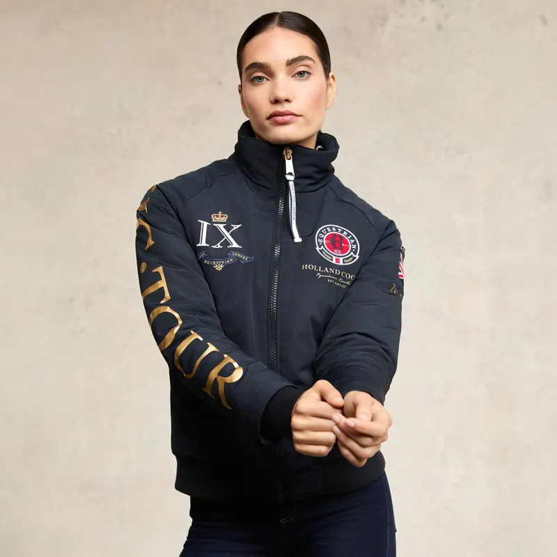 Holland Cooper Team HC Womens Jacket - Navy-2