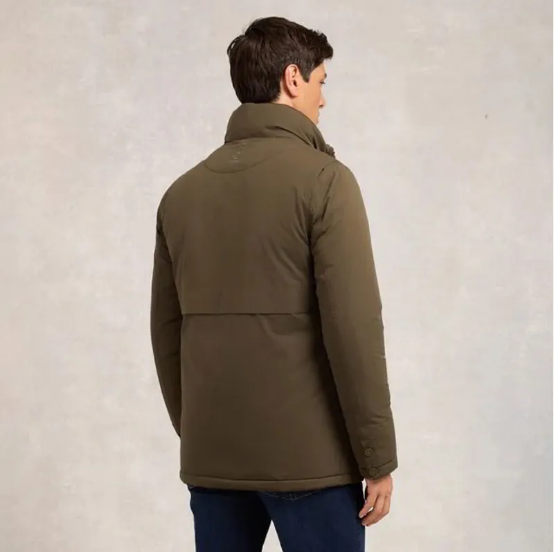 Holland Cooper Stamford Mens Waterproof Field Coat - Khaki-1