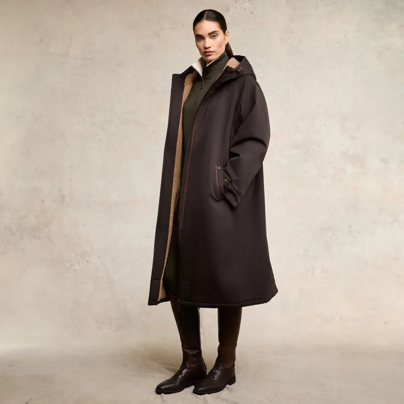 Holland Cooper One Size Waterproof Womens Country Coat - Chocolate