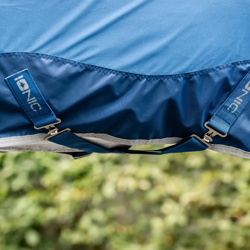 Horseware Ionic Mesh Cooler Sheet - Imperial Blue/Silver/Navy-4