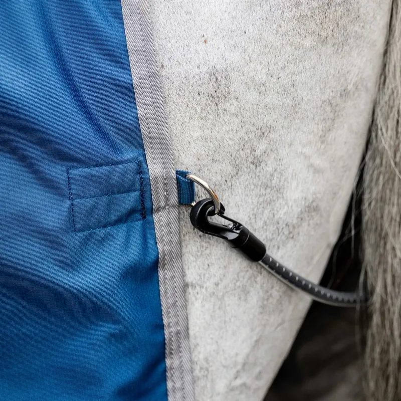 Horseware Ionic Mesh Cooler Sheet - Imperial Blue/Silver/Navy-7