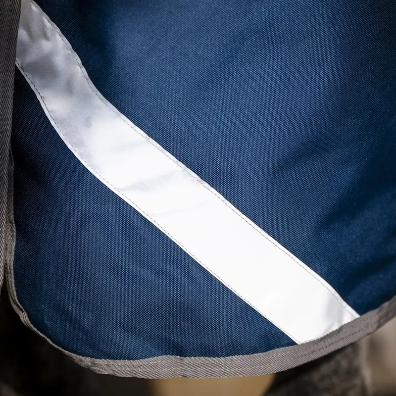 Horseware Ionic 100g Standard Neck Turnout Rug - Imperial Blue/Silver-6