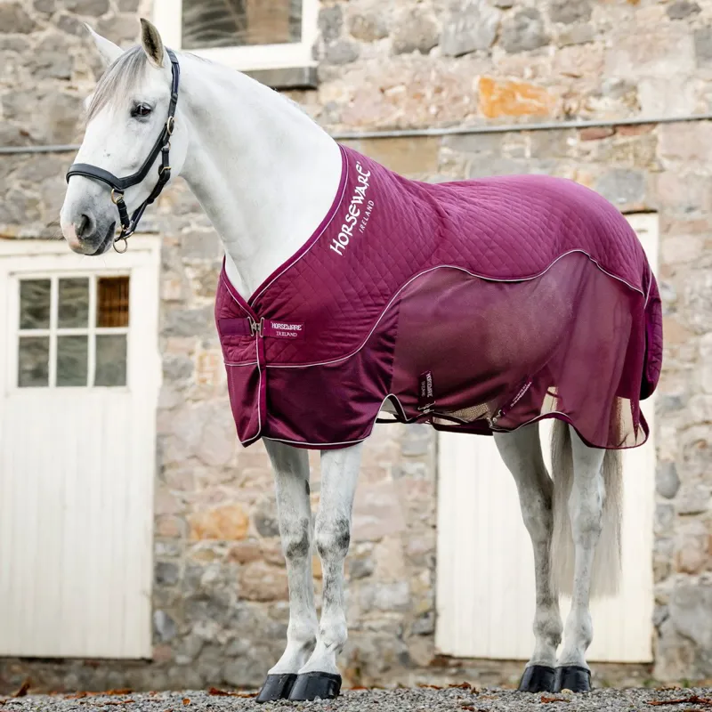 Horseware Signature Travel Series Sheet - Burgundy