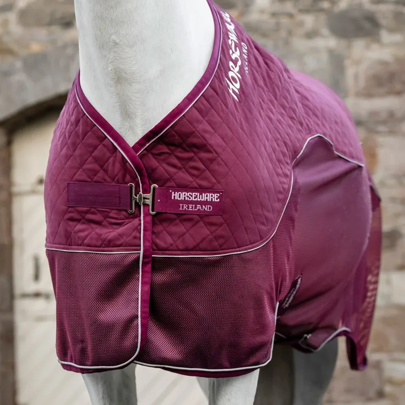 Horseware Signature Travel Series Sheet - Burgundy-5