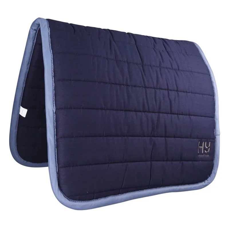 Hy Equestrian Reversible Comfort Saddle Pad - Navy/Grey