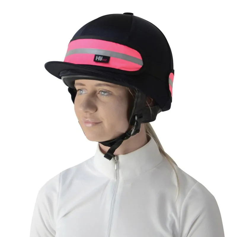 HyVIZ Fluorescent Helmet Band - Pink