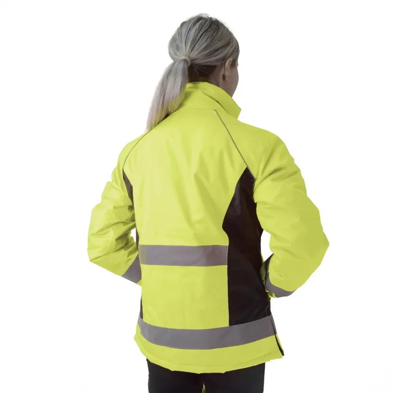 HyVIZ Reflector Adult Waterproof Riding Jacket - Yellow/Black-1