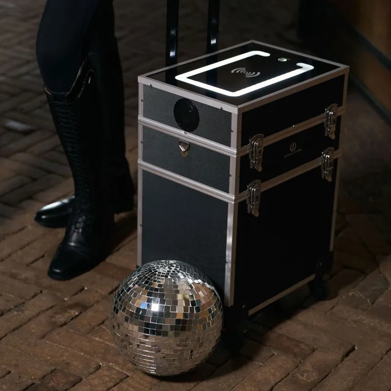 Imperial Riding Disco Grooming Box with Speaker - Black-5