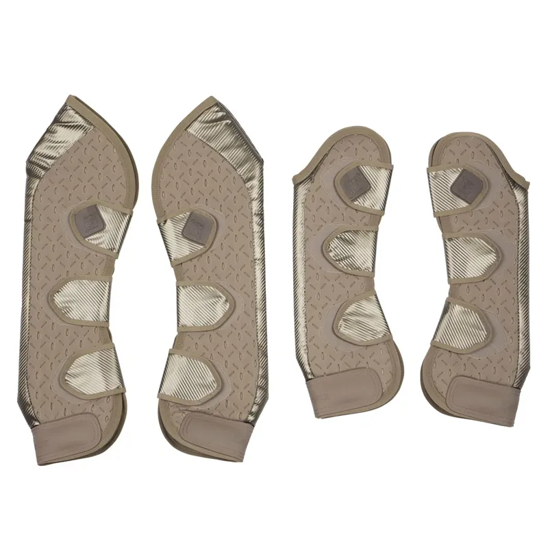 LeMieux Kudos 3D Mesh Travel Boots - Pecan-2
