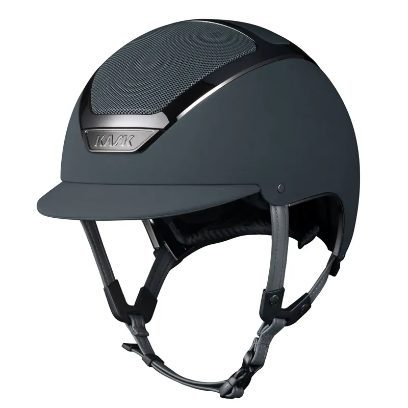KASK Dogma Chrome Riding Helmet - Anthracite