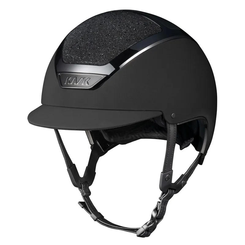 KASK Dogma Chrome Crystal Carpets Helmet - Black/Black