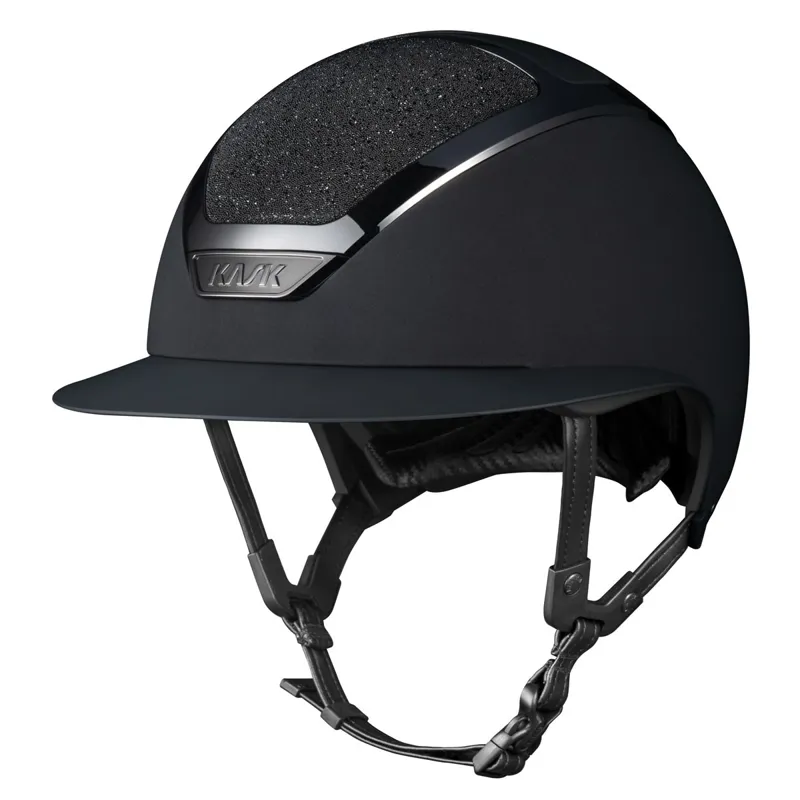 KASK Star Lady Chrome Crystals Carpet Helmet - Black