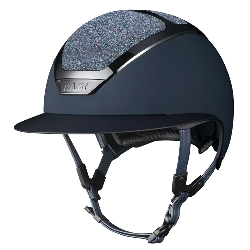 KASK Star Lady Chrome Crystals Midnight Helmet - Navy/Parsh