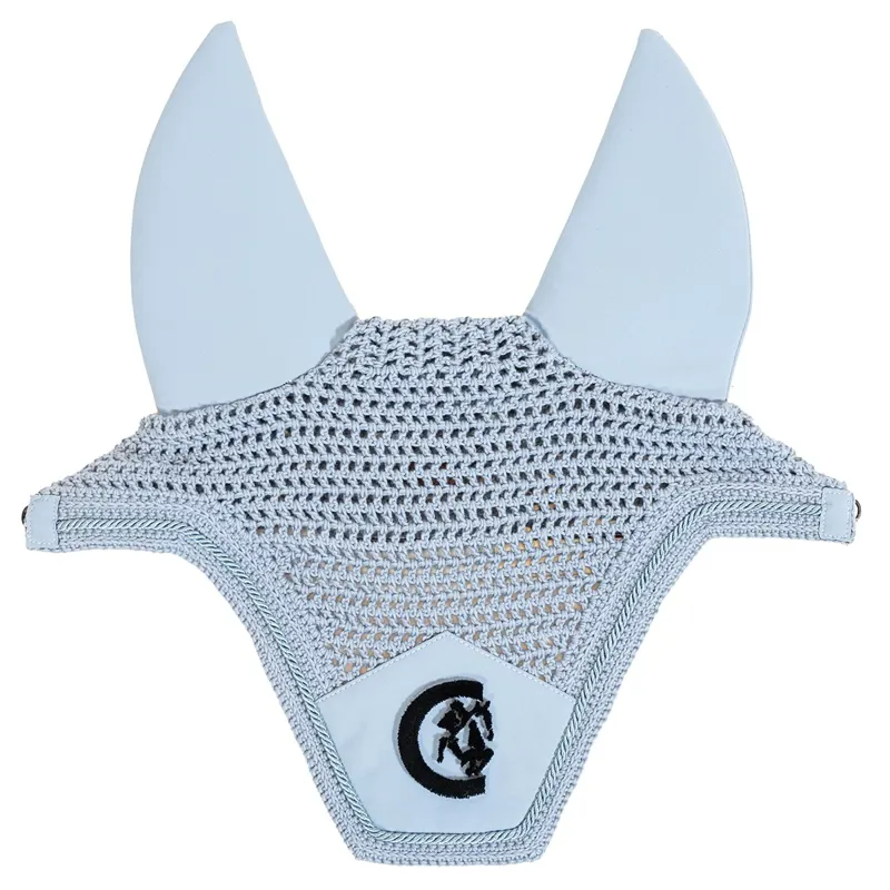 Kentucky Wellington 3D Logo Soundless Fly Veil - Light Blue