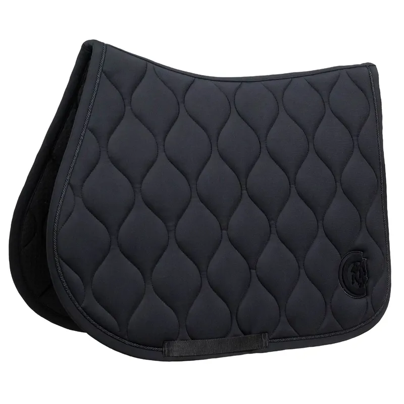 Kentucky 3D Logo Wave Jump Saddle Pad - Black