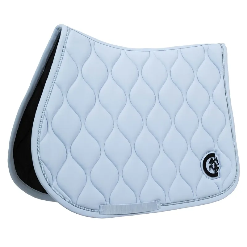 Kentucky 3D Logo Wave Jump Saddle Pad - Light Blue