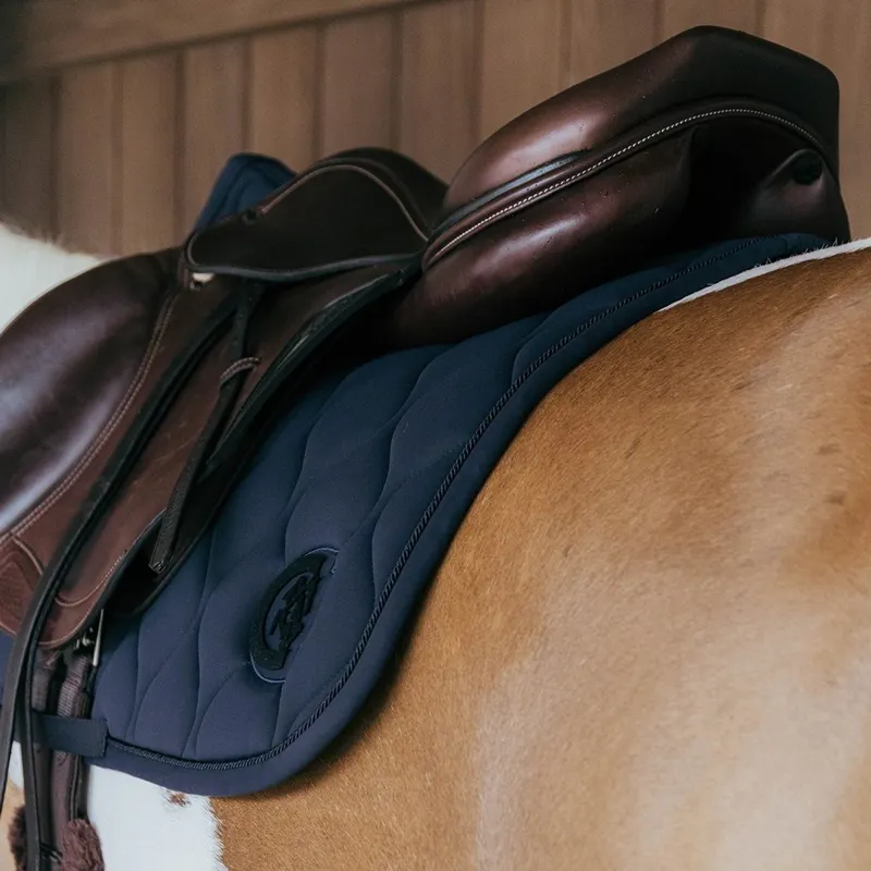 Kentucky 3D Logo Wave Jump Saddle Pad - Navy-2