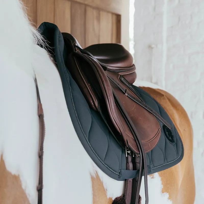 Kentucky 3D Logo Wave Jump Saddle Pad - Pine Green-3