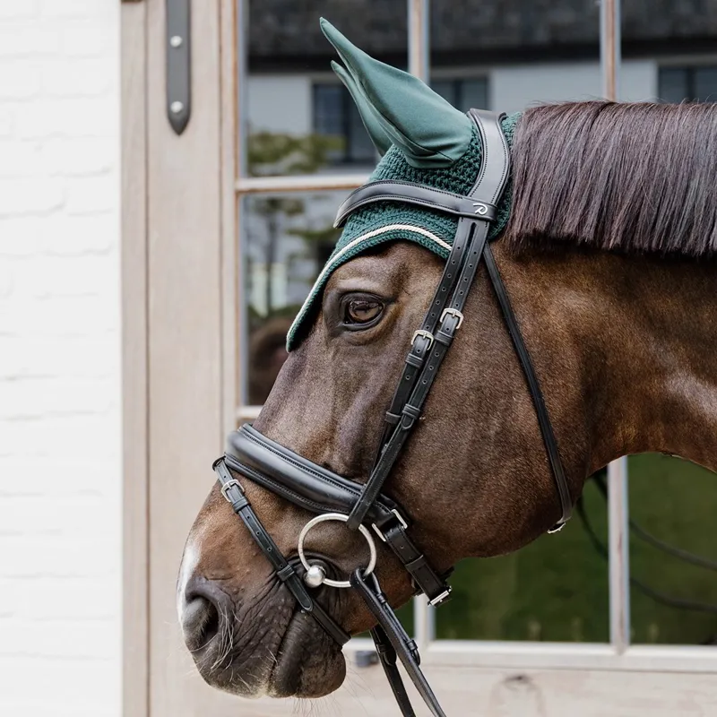 Kentucky Wellington Diamond Rope Fly Veil - Pine Green-2