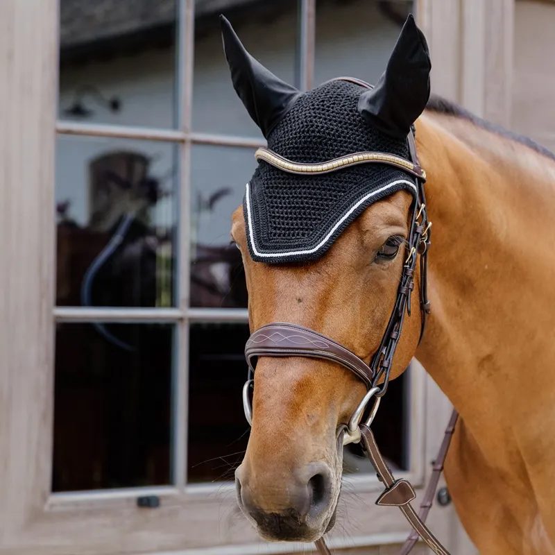 Kentucky Wellington Diamond Rope Fly Bonnet - Black-1