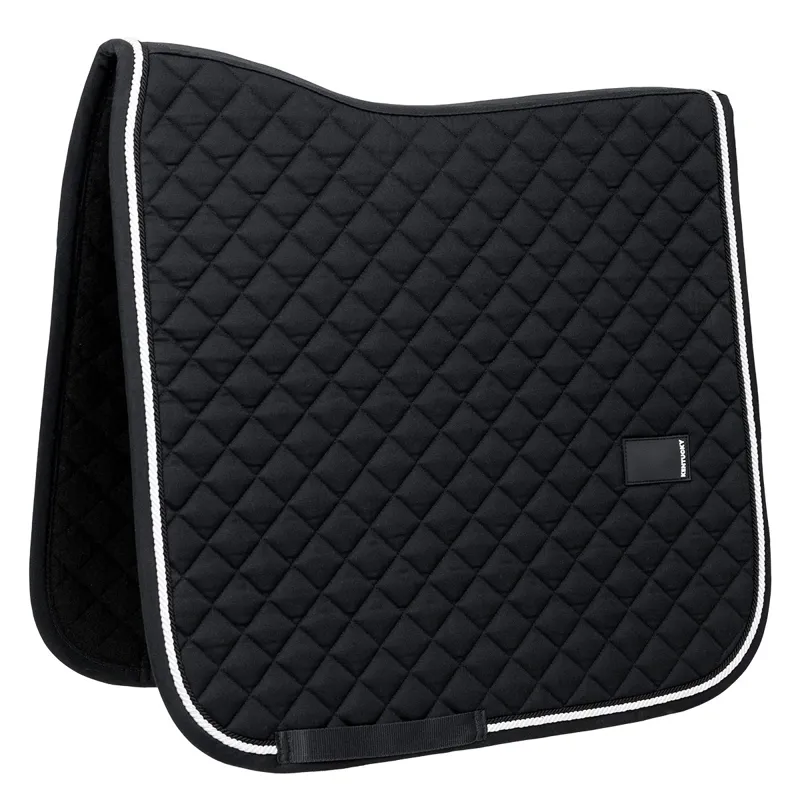 Kentucky Horsewear Diamond Rope Dressage Saddle Pad - Black