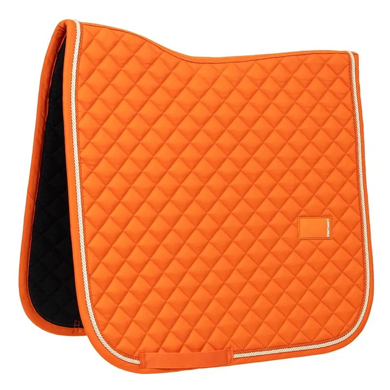 Kentucky Horsewear Diamond Rope Dressage Saddle Pad - Orange