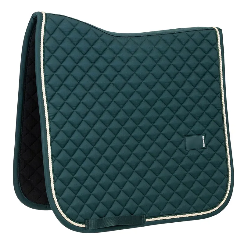Kentucky Horsewear Diamond Rope Dressage Saddle Pad Pine Green