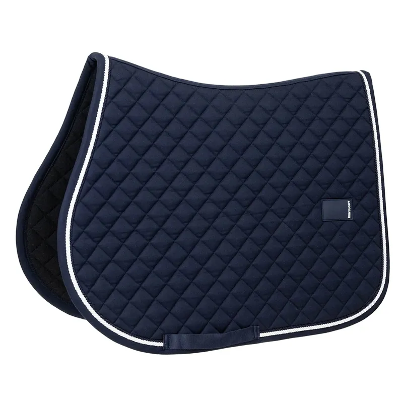 Kentucky Horsewear Diamond Rope Jump Saddle Pad - Navy