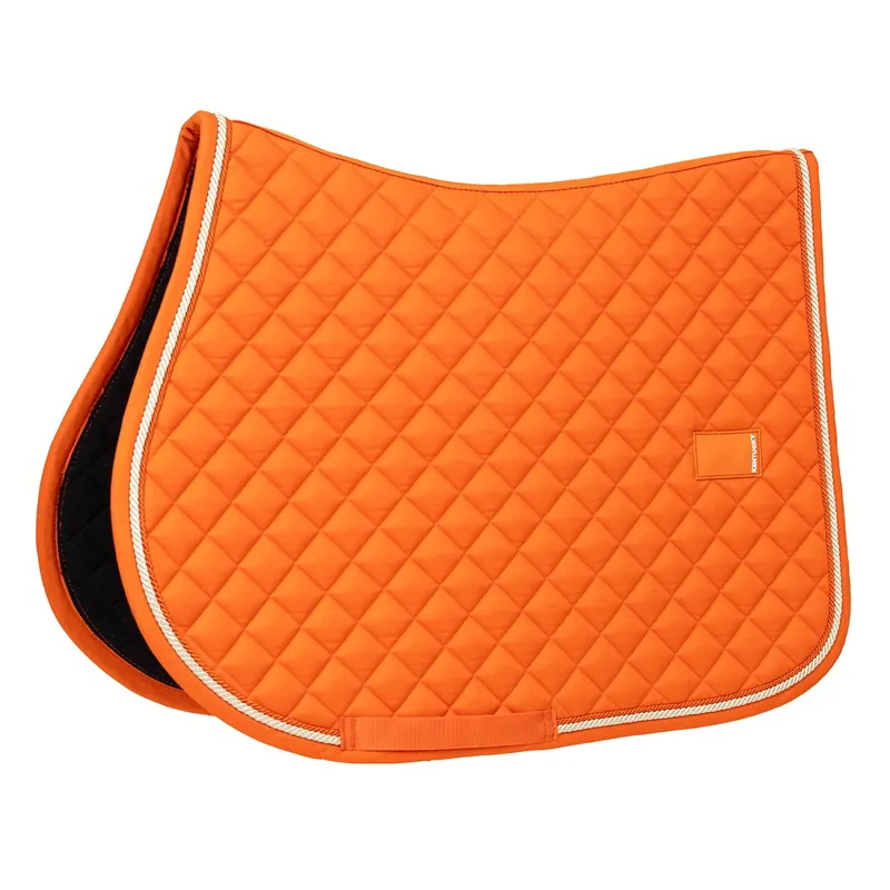 Kentucky Horsewear Diamond Rope Jump Saddle Pad - Orange